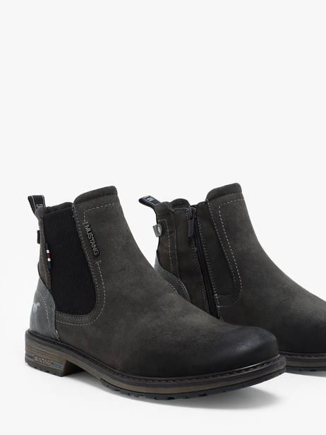 Enkellaarzen Mustang Grijs men 4157608 ander zicht 1