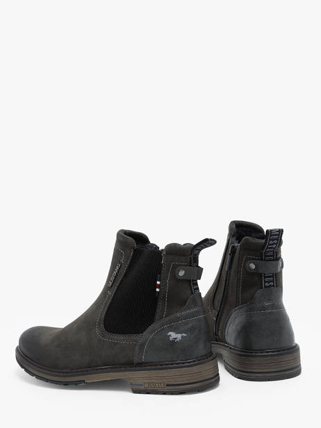 Enkellaarzen Mustang Grijs men 4157608 ander zicht 2
