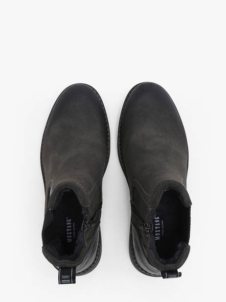 Enkellaarzen Mustang Grijs men 4157608 ander zicht 3