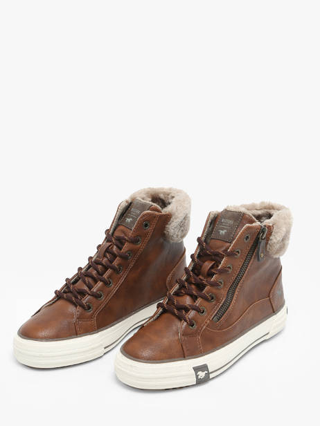 Sneakers Mustang Bruin women 1410504 ander zicht 2