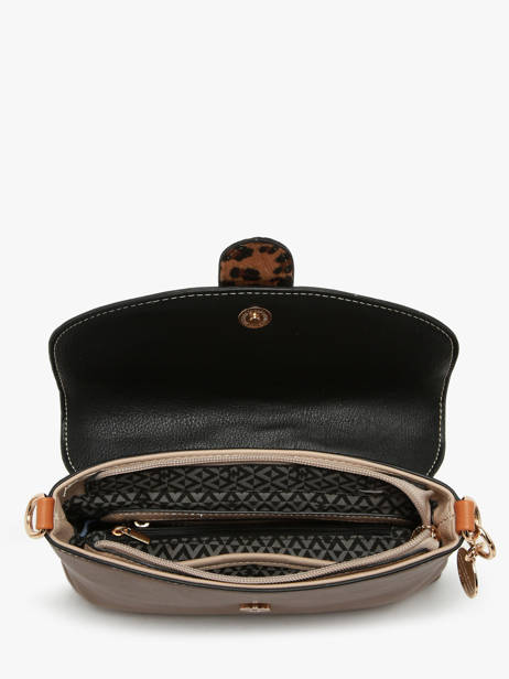 Cross Body Tas Leopard Lulu castagnette Zwart leopard SORRY ander zicht 3