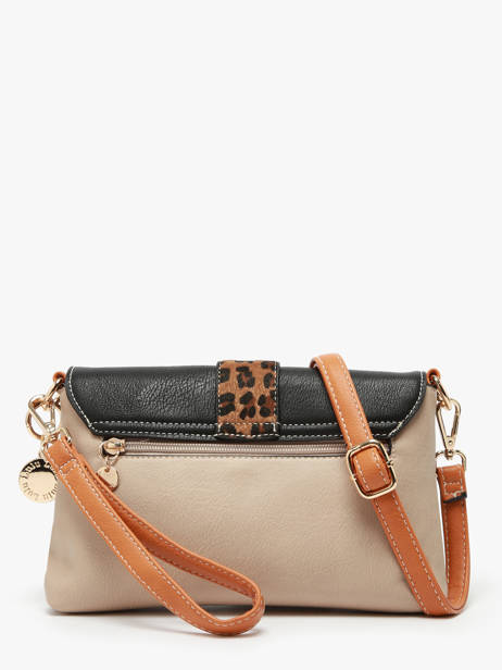 Cross Body Tas Leopard Lulu castagnette Zwart leopard SORRY ander zicht 4