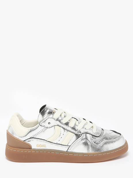 Sneakers Goal Uit Leder Coolway Zilver women 7683172