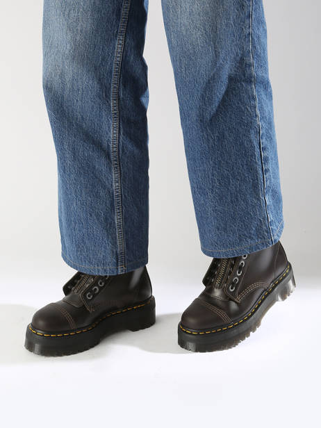Enkellaarzen Sinclair Uit Leder Dr martens Bruin unisex 31993302 ander zicht 1