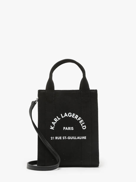 Cross Body Tas Rsg Katoen Karl lagerfeld Zwart rsg 240W3890