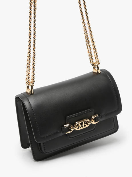 Cross Body Tas Heather Leder Michael kors Zwart heather S2G7HC0L ander zicht 2