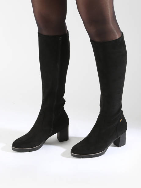Laarzen Met Hak Uit Leder Nathan baume Zwart women 242N3404 ander zicht 1