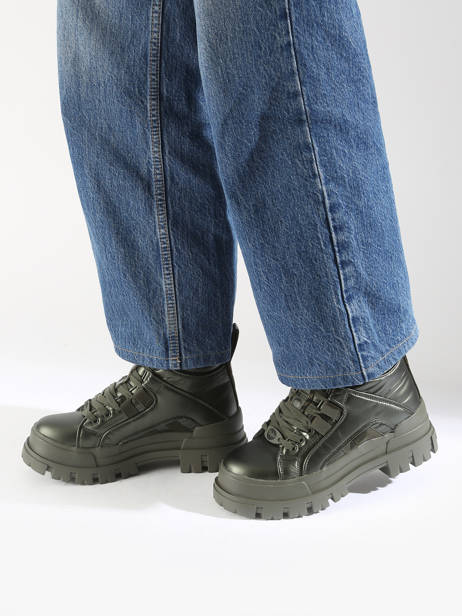 Sneakers Aspha Nc Mid Buffalo Groen women 1622501 ander zicht 1