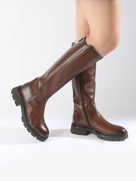 Laarzen Uit Leder Gabor Bruin women 24 ander zicht 1