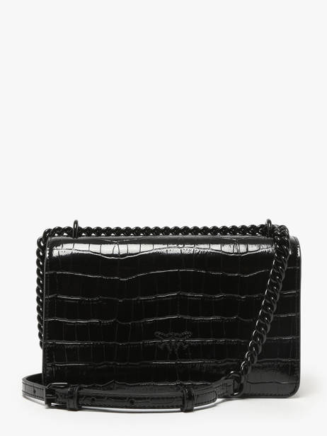 Cross Body Tas Love Bag Icon Leder Pinko Zwart love bag icon A1SY ander zicht 4