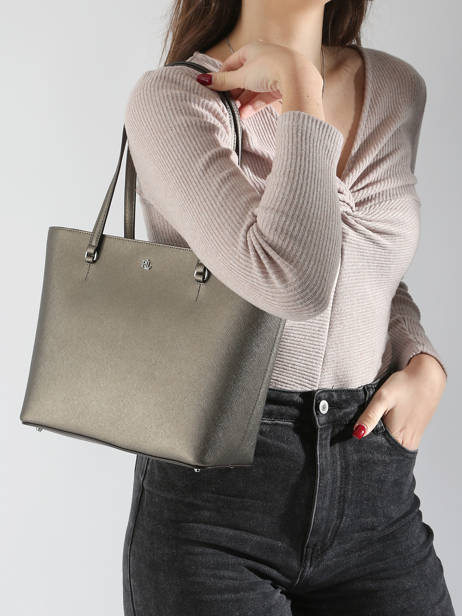 Schoudertas Medium Karly Leder Lauren ralph lauren Beige karly 31924351 ander zicht 1