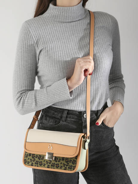 Cross Body Tas Leopard Lulu castagnette Veelkleurig leopard TYNA ander zicht 1