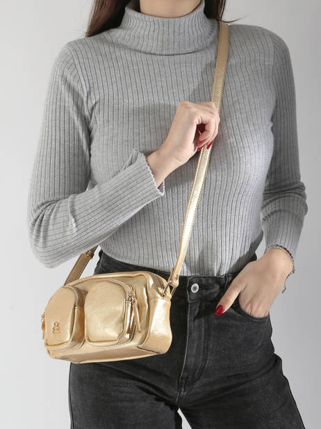 Cross Body Tas Bright Lulu castagnette Goud bright WESTON ander zicht 1