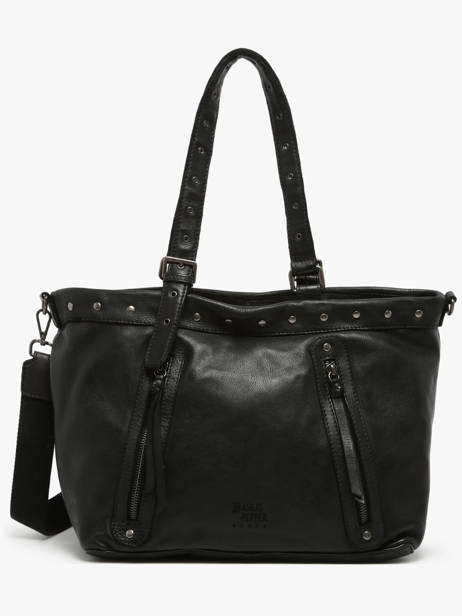 Cross Body Tas Barcelone Leder Basilic pepper Zwart barcelone BBAC01