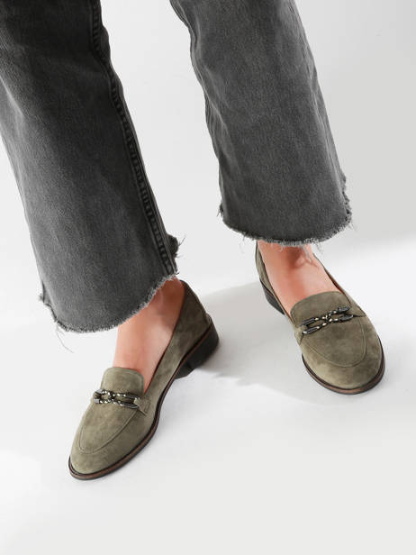 Mocassins Isco Uit Leder Mam'zelle Groen women CSIUV26 ander zicht 1