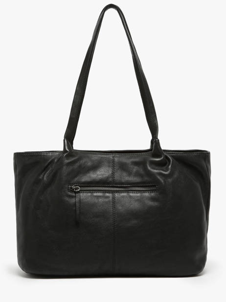 Schoudertas Utility Leder Basilic pepper Zwart utility BUTI07 ander zicht 4