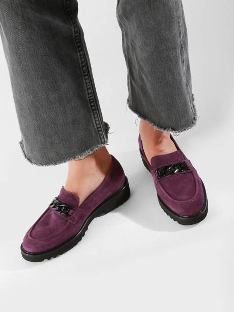 Mocassins Salka Uit Leder Mephisto Violet women P5145806 ander zicht 1