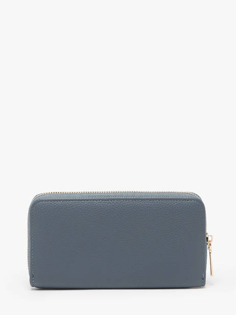 Portefeuille Met Kaarthouder Miniprix Blauw grained 78SM2644 ander zicht 2