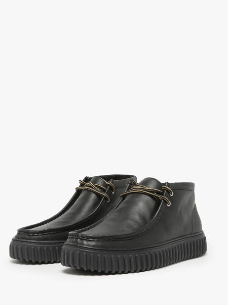 Derby Veterschoenen Torhill Hi Uit Leder Clarks Zwart men 26178264 ander zicht 1
