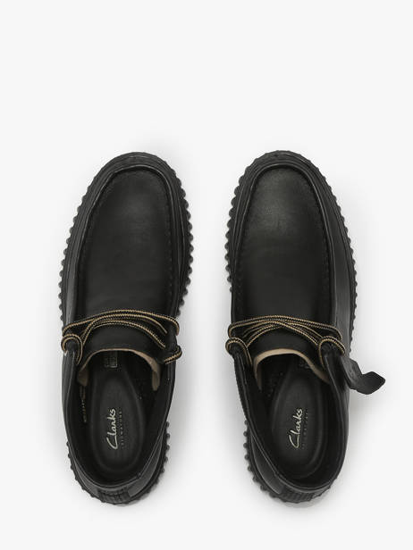 Derby Veterschoenen Torhill Hi Uit Leder Clarks Zwart men 26178264 ander zicht 3