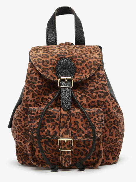 Rugzak Paul marius Zwart leopard BAROULEO