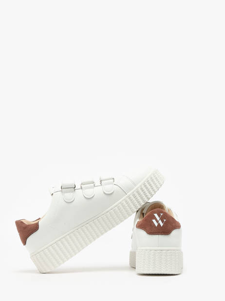 Sneakers Vicky Vanessa wu Bruin women BK2553CH ander zicht 3