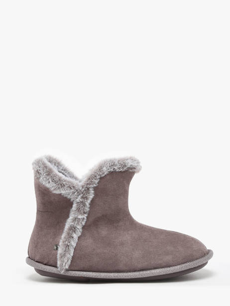 Pantoffels Uit Leder Isotoner Beige women 97391
