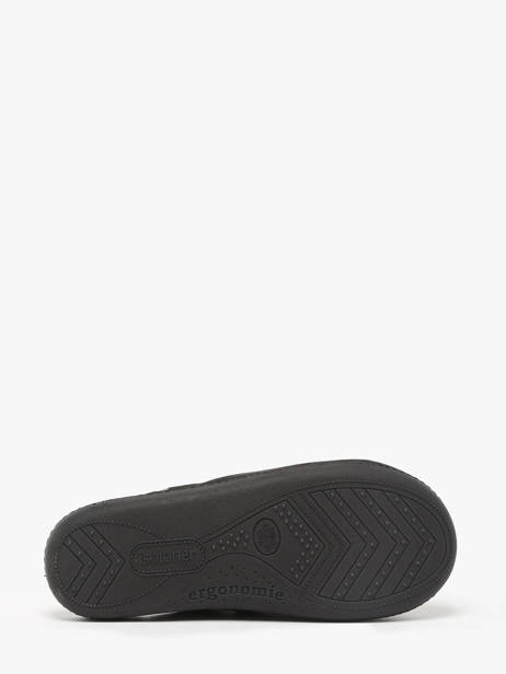 Pantoffels Isotoner Zwart men 1119991 ander zicht 4