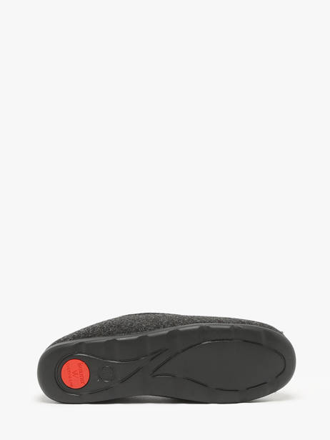 Pantoffels Isotoner Grijs women 97426 ander zicht 4