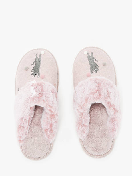 Pantoffels Isotoner Roze women 97357
