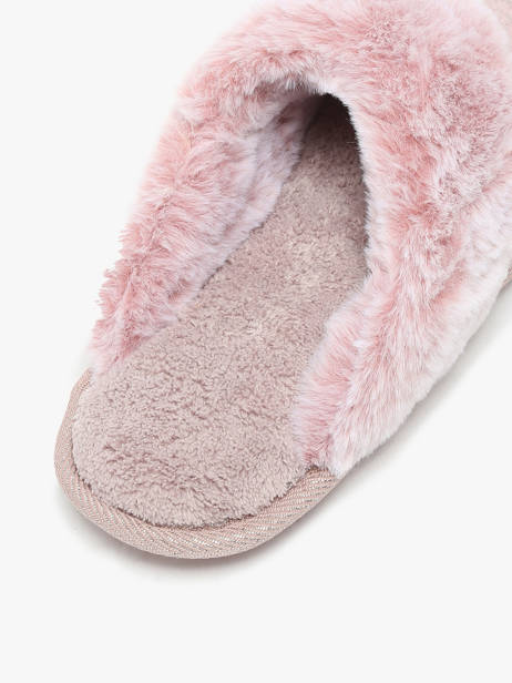 Pantoffels Isotoner Roze women 97357 ander zicht 1