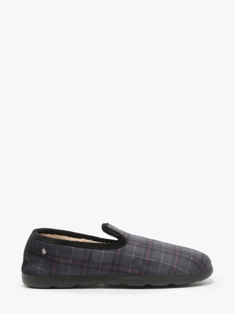 Pantoffels Isotoner Veelkleurig men 98121 ander zicht 3