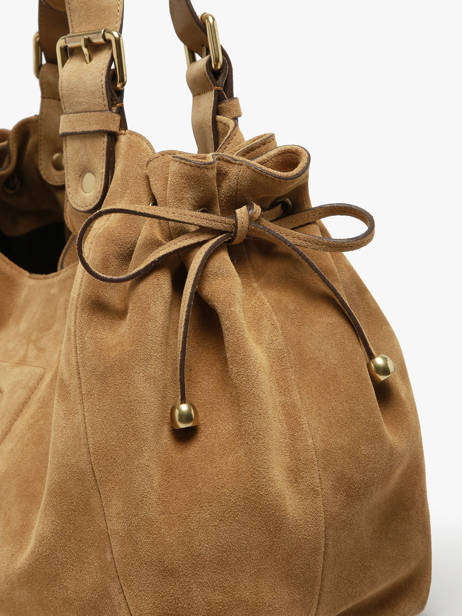 Schoudertas Chiara Leder Gerard darel Bruin chiara DAS84407 ander zicht 2