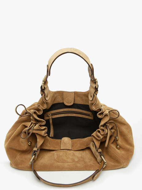 Schoudertas Chiara Leder Gerard darel Bruin chiara DAS84407 ander zicht 3