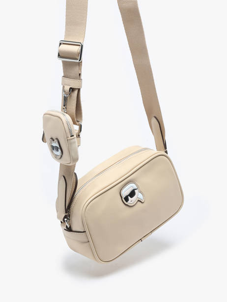 Cross Body Tas K Ikon Nylon Karl lagerfeld Beige k ikon A1W30127 ander zicht 1