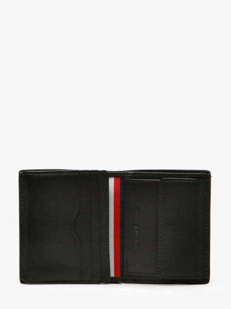 Portefeuille Leder Tommy hilfiger Zwart corporate AM13045 ander zicht 1