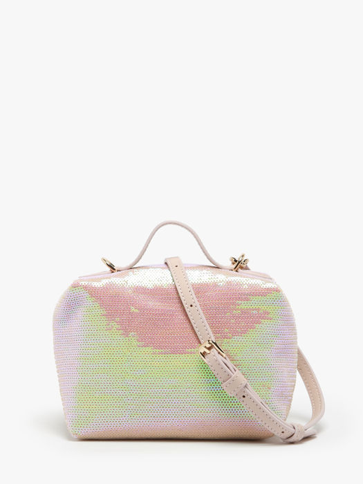 Longchamp Le pliage paillettes Cross bodytas Roze