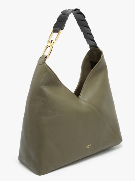 Schoudertas Pagode Leder Lancel Groen pagode A12510 ander zicht 1