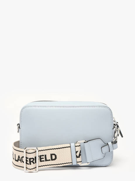 Cross Body Tas K Lock Leder Karl lagerfeld Blauw k lock A1W30406 ander zicht 3