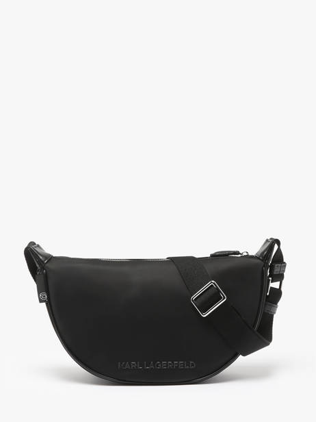 Cross Body Tas K Ikon Nylon Karl lagerfeld Zwart k ikon A1W30386 ander zicht 3
