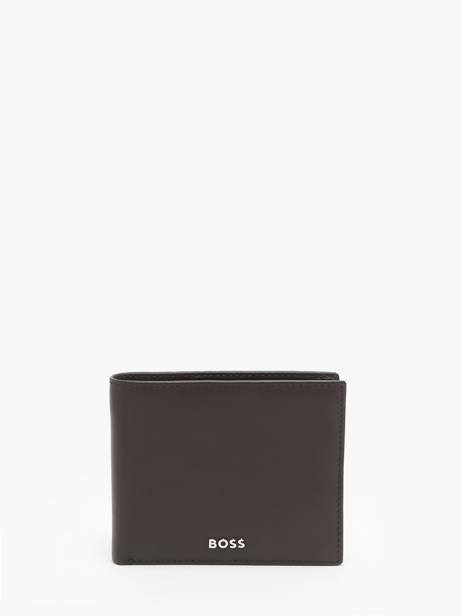 Portefeuille Leder Hugo boss Bruin smooth HLM403Y