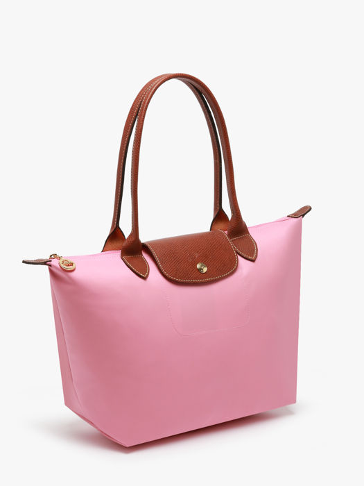 Longchamp Le pliage original Schoudertas Roze