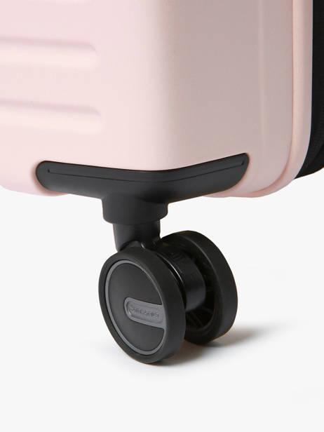 Harde Reiskoffer Restackd Samsonite Roze restackd 150704 ander zicht 1