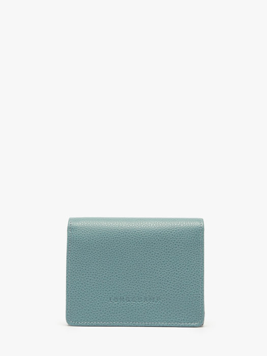 Longchamp Le foulonné Portefeuille Blauw