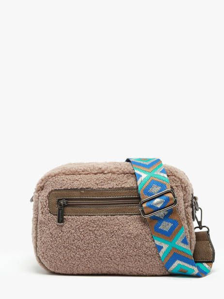 Cross Body Tas Fur Miniprix Beige fur 3929 ander zicht 3