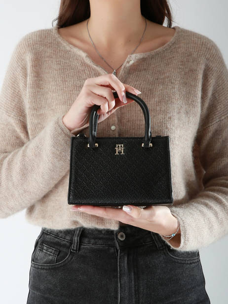 Hand Tas Th Eternity Tommy hilfiger Zwart th eternity AW16932 ander zicht 1