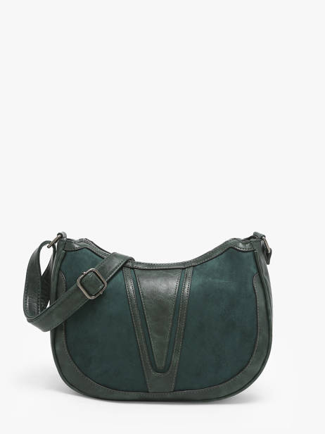 Cross Body Tas Winter Velvet Miniprix Groen winter velvet 3663