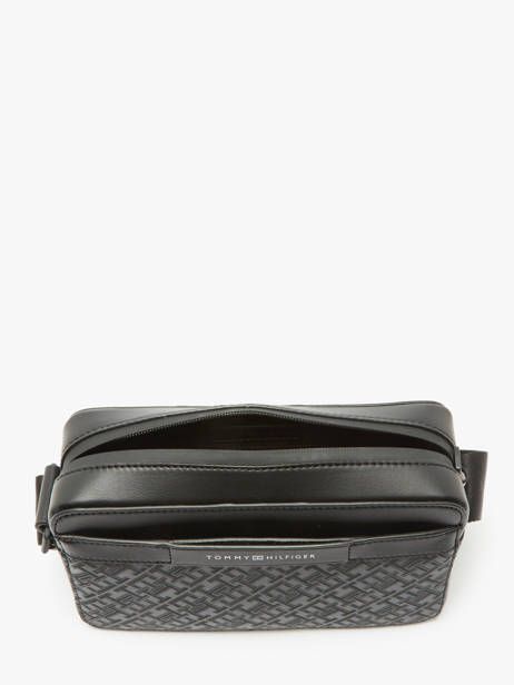 Cross Body Tas Tommy hilfiger Zwart monogram AM13306 ander zicht 3