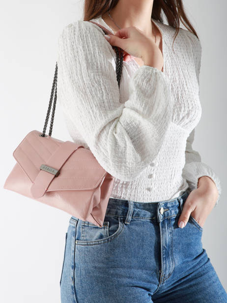 Cross Body Tas Jana Amour Leder Etrier Roze jana amour EJAM002T ander zicht 1