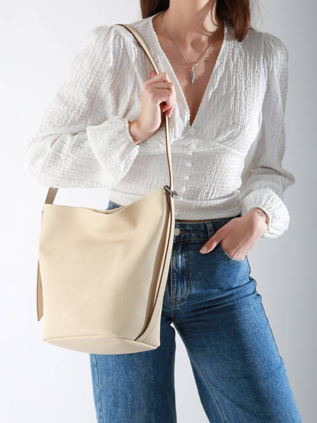 Cross Body Tas Rugzak M Cavalier Leder Etrier Beige cavalier ECLR126M ander zicht 1